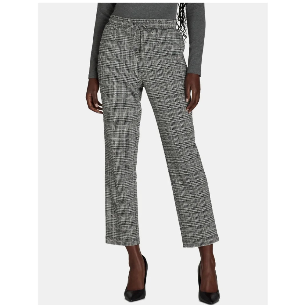 Time and Tru Women's Size XXL (20) Glen Plaid Pull On Knit Drawstring Pants - Picture 1 of 5